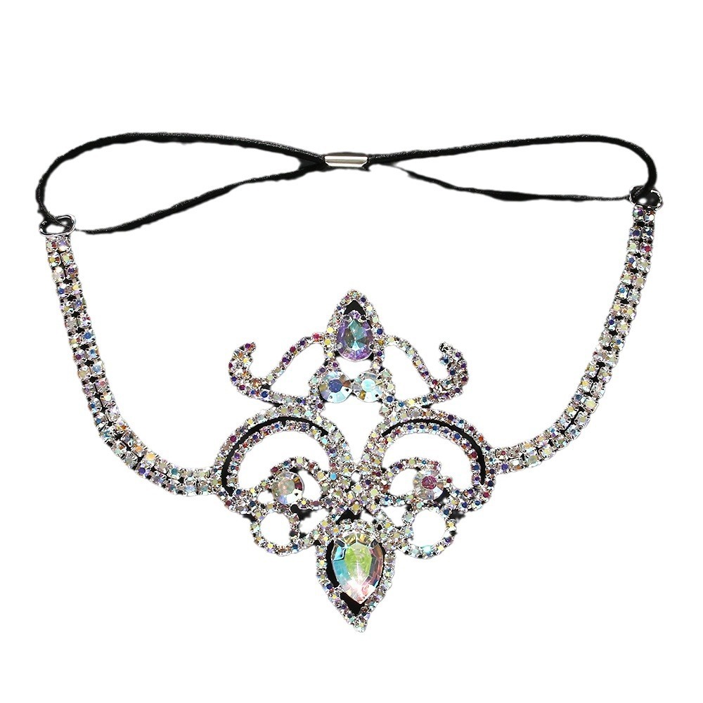 New Colorful Iced out VVS Moissanite Bling Bling Leg Chain Summer High End Luxury Fashion Versatile Niche Personality Leg Ornament