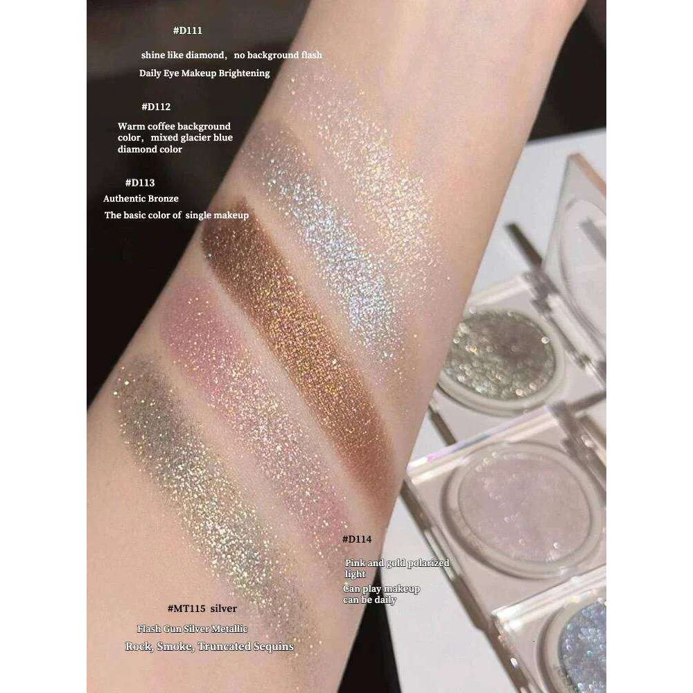 Joocyee Single Eyeshadow Matte Fine Sparkling Pearlescent Shining Sheet Earth tone Color Daily Personality Green Blue 101 X250721