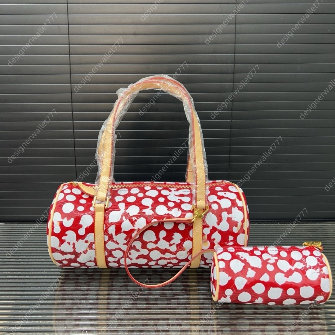 Womens Yayoi Kusama Papillon bag designer bag wave point large tote travel bag Composite Bag wallet high quality Canvas suitcase handbag shopping bags