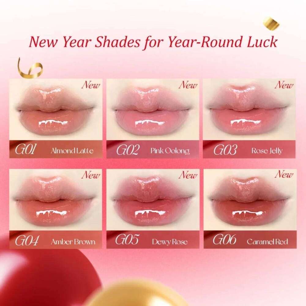 Colorkey Lucky Snake Series Dewy Shine Glaze Hydrating Glossy Plump Lips High-Shine 2.7g Lip Beauty Makeup X250721 X250721 X250721