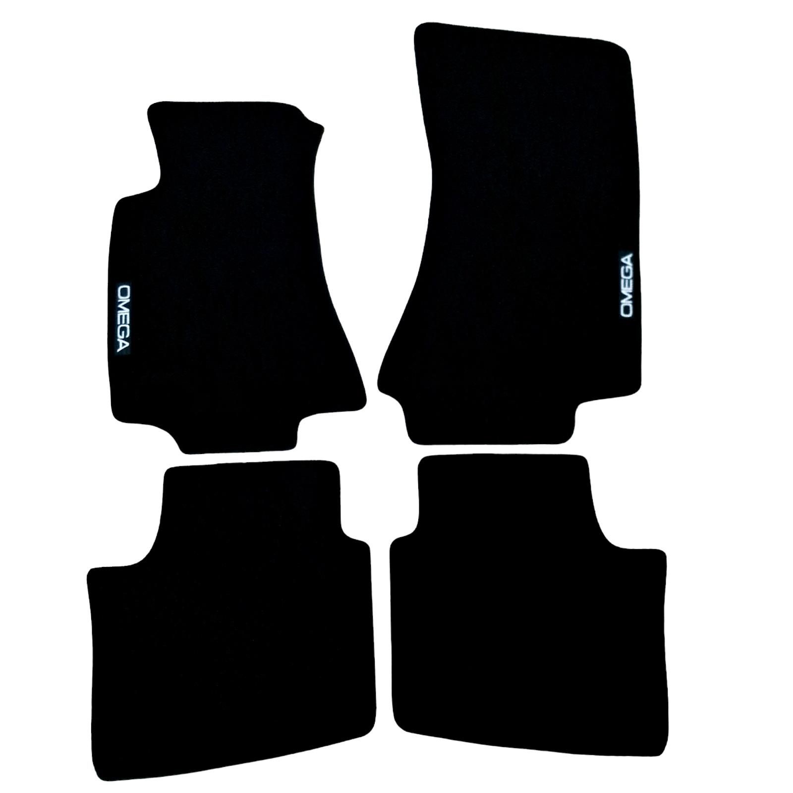 Car Floor Mats Velour For Opel Omega Auto Liners Waterproof Black Carpet Rugs