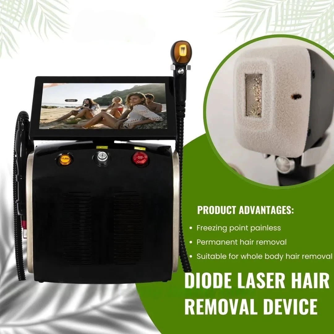 Portable 2-in-1 808nm Diode 3500W Laser Permanent Painless Hair Removal Switched and Picosecond Laser Tattoo Removal Machine.