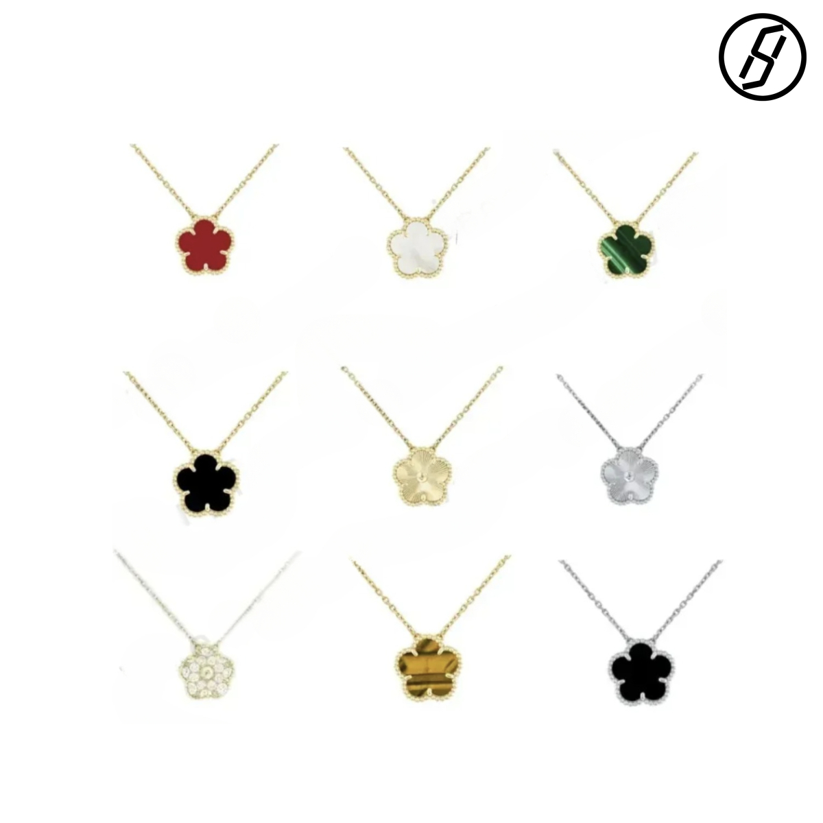 Four Leaf Clover Necklace High Quality Pendant Necklace Pearl Mother Plated 18K Gold Necklaces For Women Girl Valentine's Day Engagement Designer Jewelry