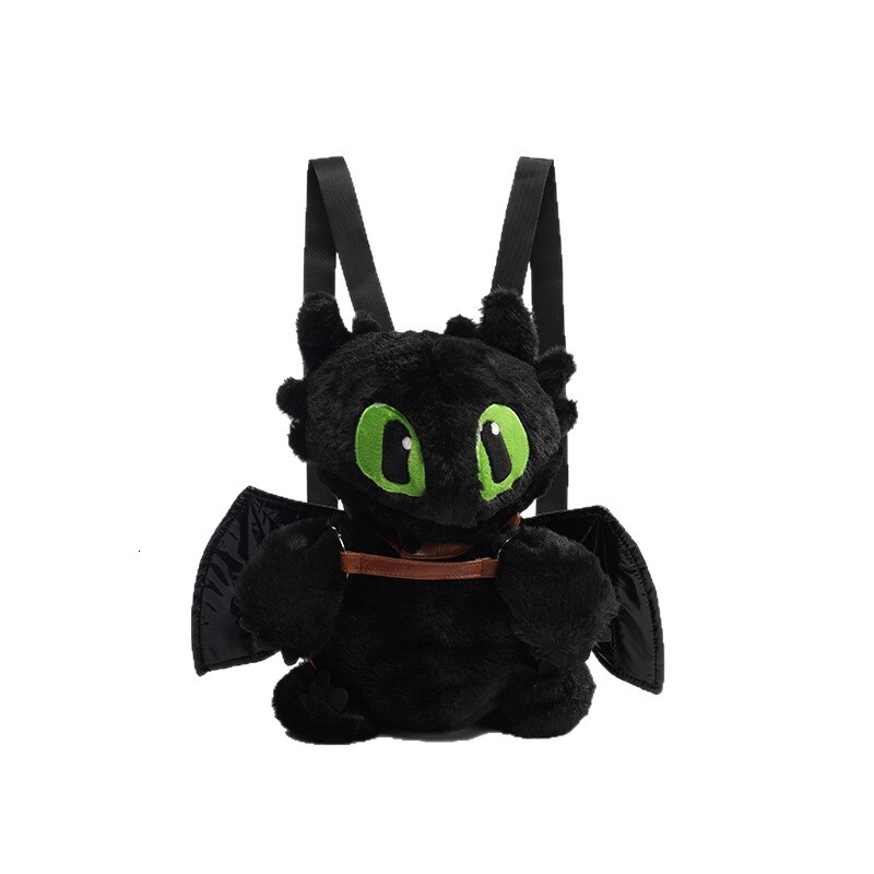 2025 Designer's New Women's Bear Plush Bag Cute Toothless Doll Backpack Gift Fashion for Girls