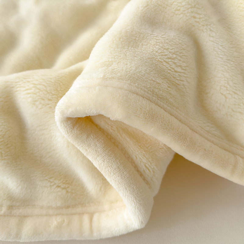 Designer blanket Maternal and infant grade bunny fleece blanket Large bubble sofa blanket Office nap blanket Solid color gift blanket