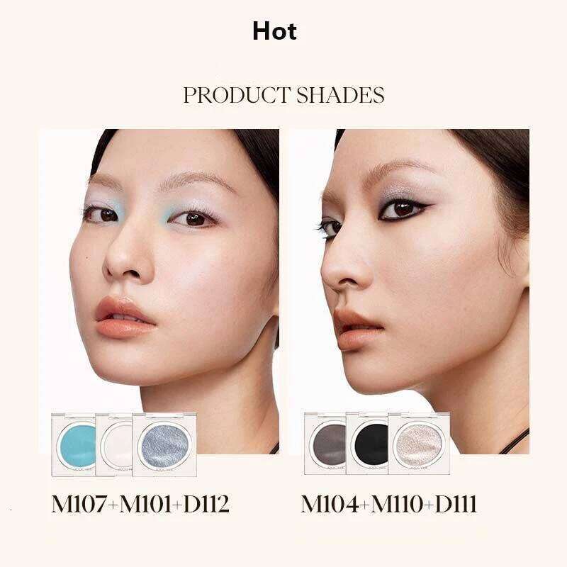 Joocyee Single Colour Eyeshadow Matte Glossy Highlighter Blue Highlight Blush Palette Iluminadoras Glitter Powder X250721