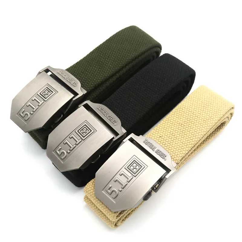 2025 Mens Tactical Belt Top Quality 4mm Thick 3.8cm Wide Casual Canvas Belt Sports Outdoor Alloy Smooth Buckle Mens Waistband L250721