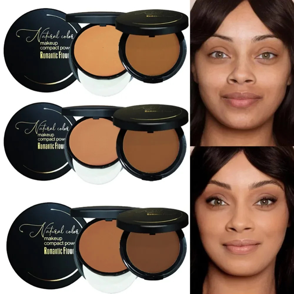 6-color Dark Powder Bronze Powder Dark Skin Foundation Oil Control Concealer Brighten The Face Create 3D Highlight Shadow Makeup 250717