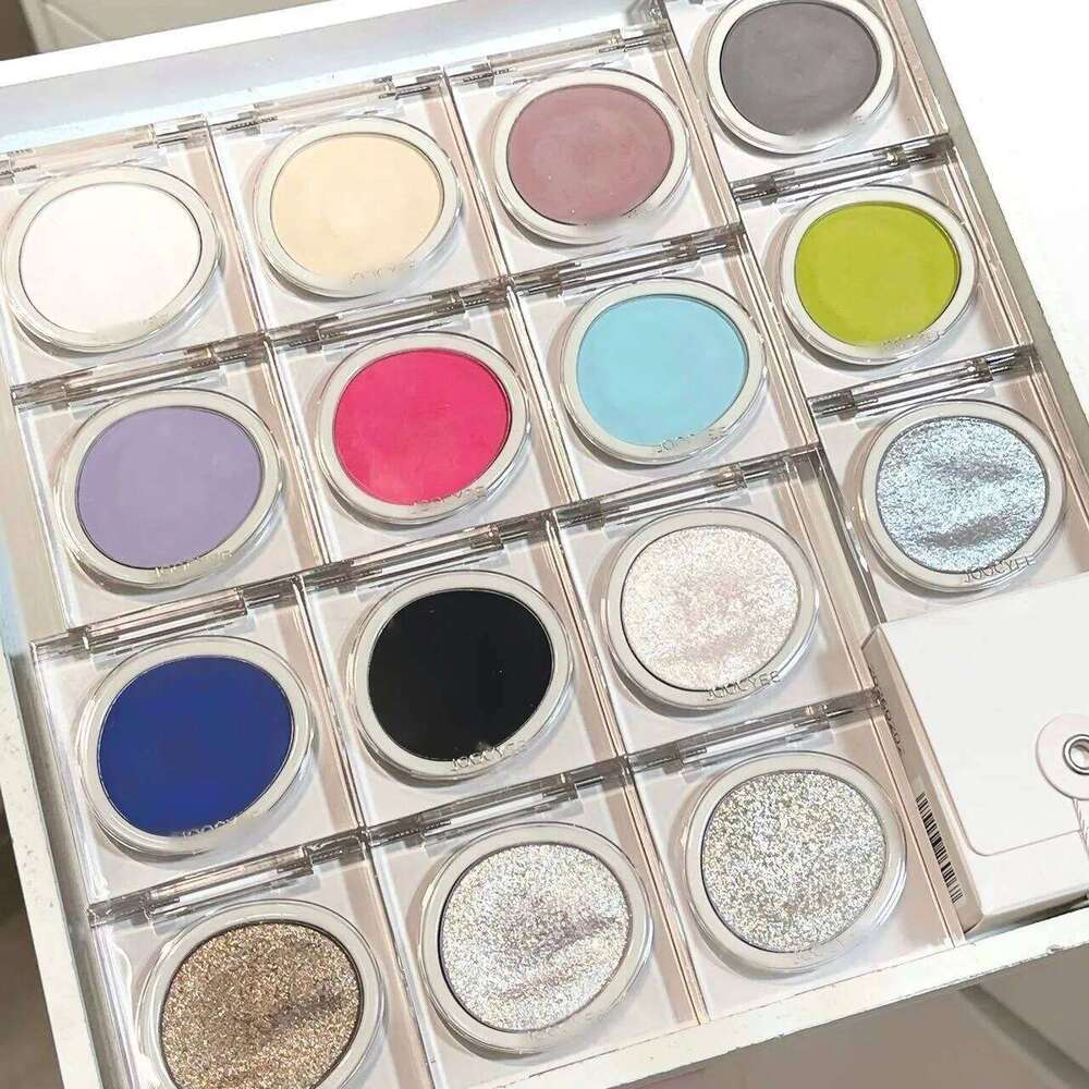 Joocyee Single Colour Eyeshadow Matte Glossy Highlighter Blue Highlight Blush Palette Iluminadoras Glitter Powder X250721