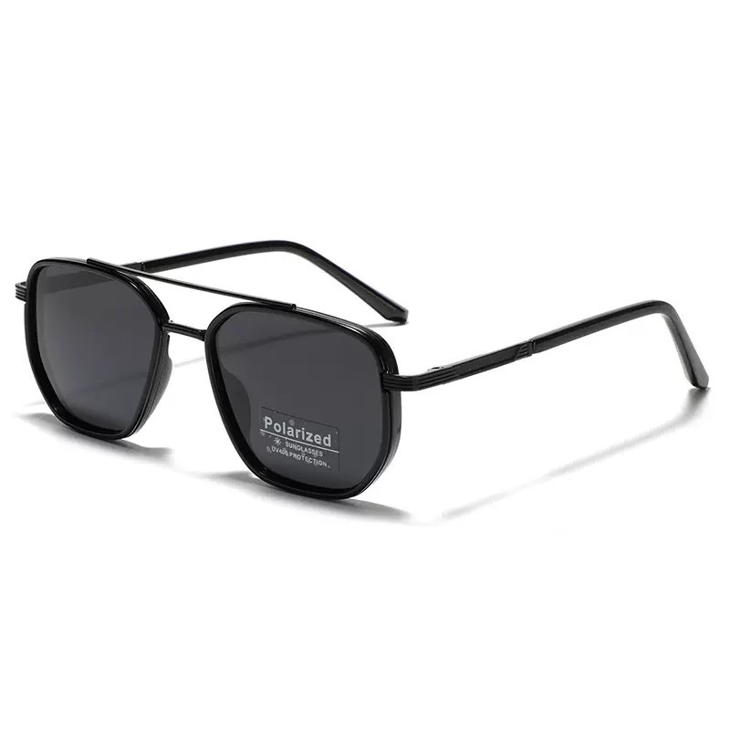 Designer Sunglasses For Women Men Metal Oversize Square Frame Sunglasses TR90 Polarizing Sunglasses Unisex