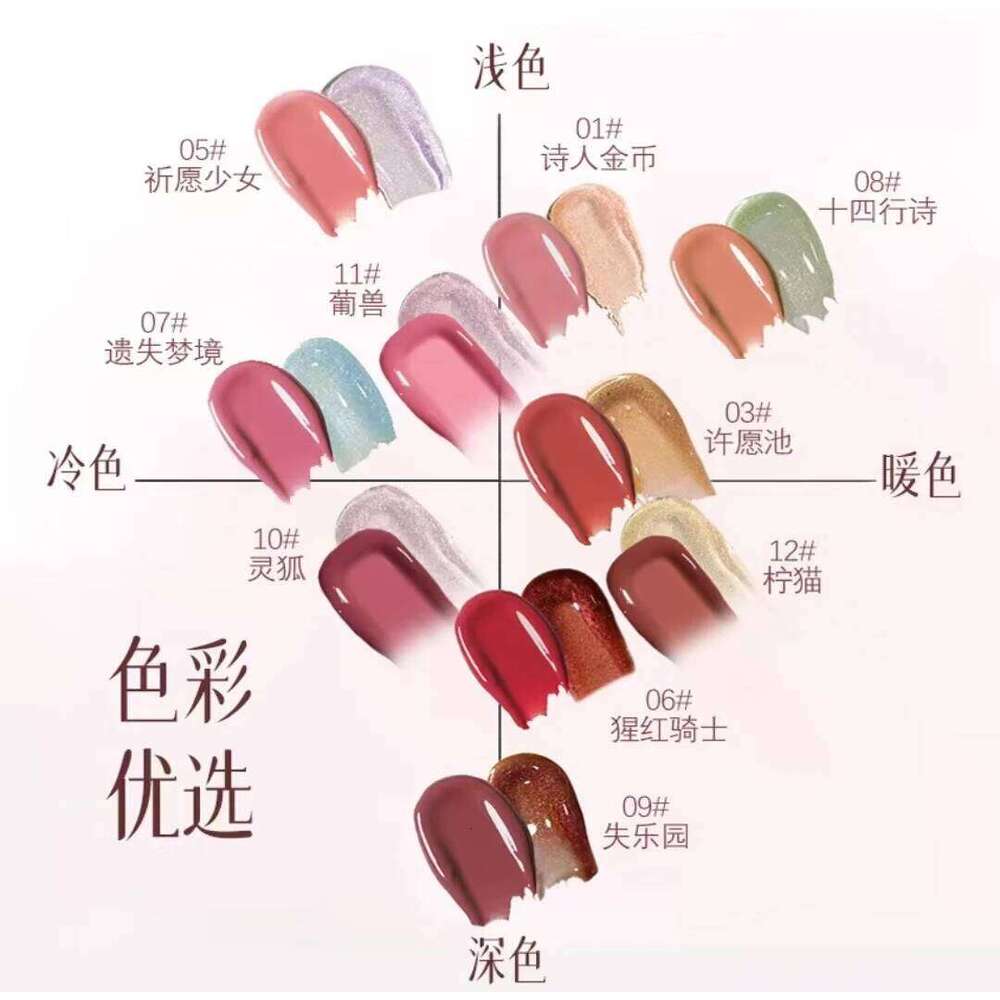 Haggard Double Head Glaze Matte Mist Dark Gothic Cream Non Staying Cup European American Lipstick Lip d X250721 X250721 X250721