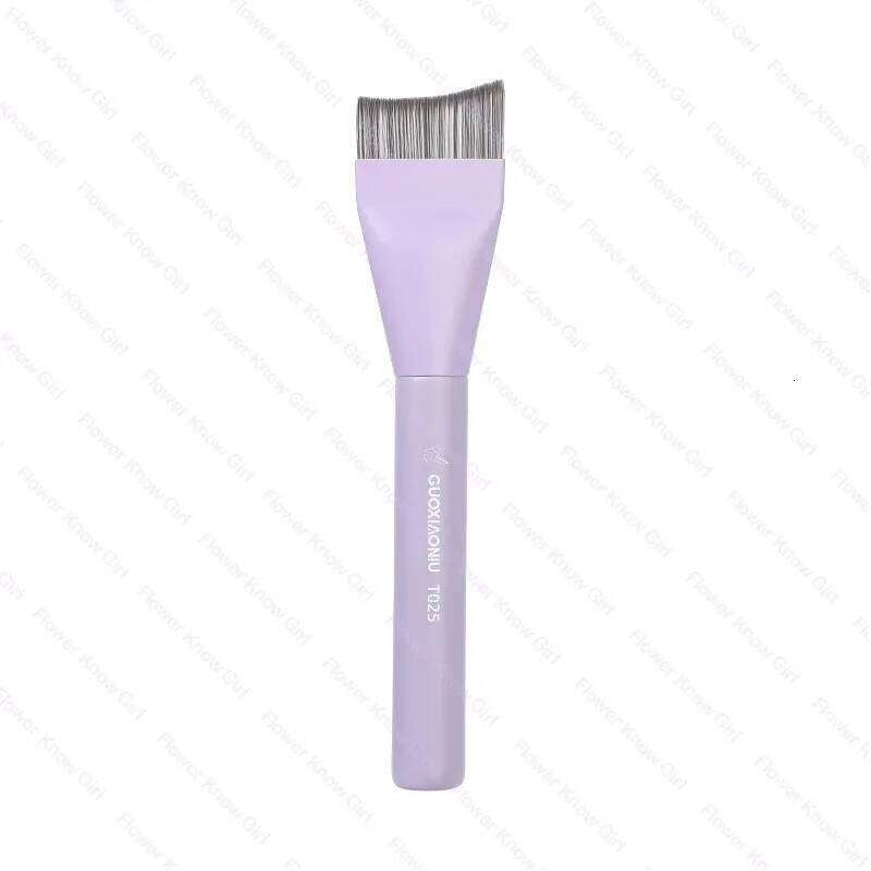 Guoxiaoniu lti-Use Ultra-Fine, Hypoallergenic Nylon Bristle Oval Foundation Brush - Perfect for Face Contouring X250721 X250721
