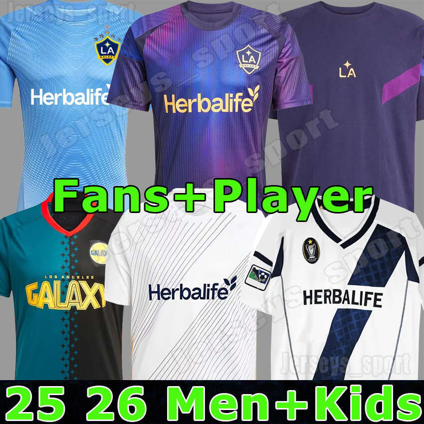 XXXL 4XL 24 25 26 LA Galaxy Soccer Jerseys Retro 1999 1012 Long sleeve Football Shirts 2024 2025 2026 BRUGMAN RIQUI PUIG GABRIEL PEC Goalkeeper Men Uniforms