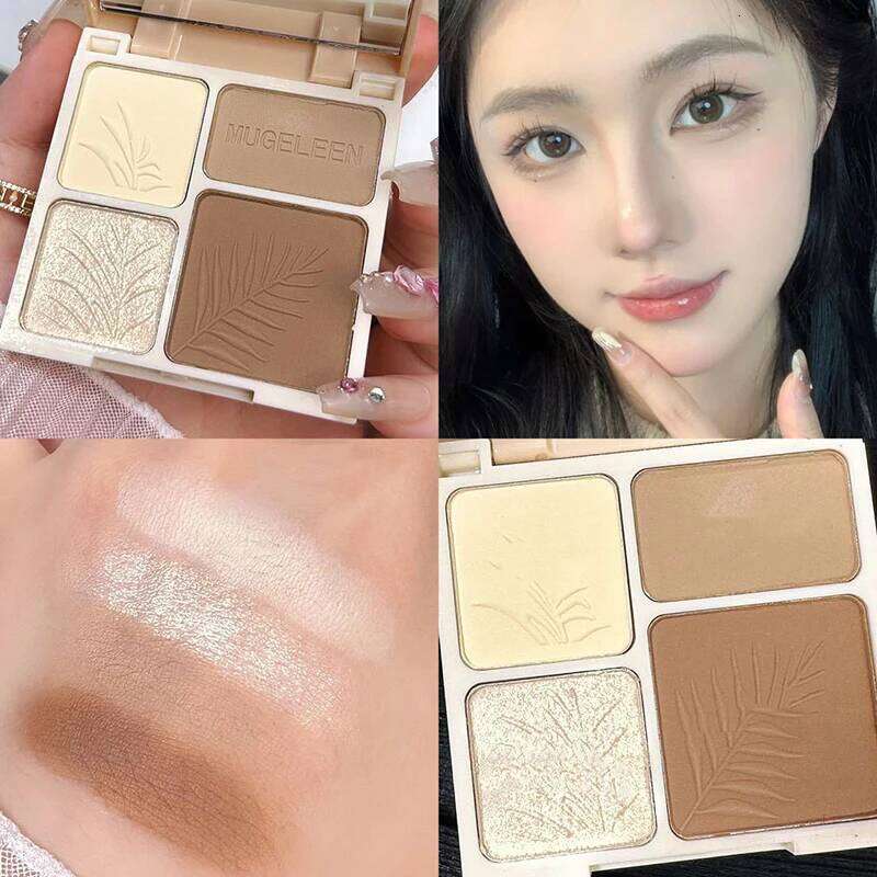 ltifunctional Highlighter Contour Palette Matte Bronzer Shading Powder Natural Stereoscopic Nose Shadow women Makeup Cosmetics X25072