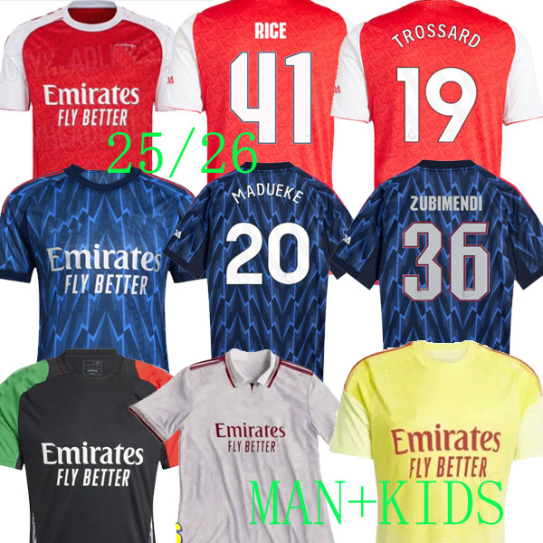 CALAFIORI soccer jerseys Aries 24 25 26 sterling G.JESUS SAKA MERINO HAVERTZ RICE ODEGAARD MARTINELLI 2024 2025 football kits shirt Men Kids arsenalfootball kits