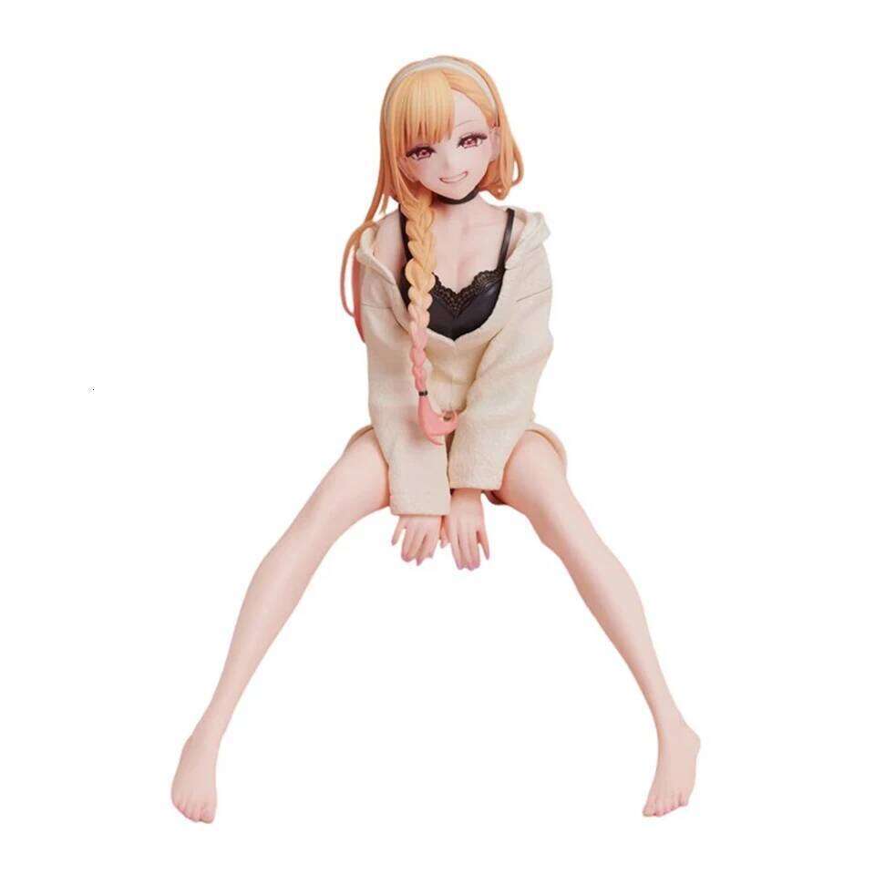 Original Genuine ANIPLEX My Dress-Up Darling 15.2cm Marin Kitakawa With Home Dress Sitting Model Toys Gifts Wholesale