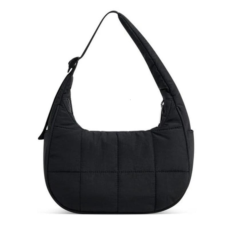 3P Women Bag Puffer Shoulder Bag Adjustable Strap Handbag Quilted Armpit Bag Ladies Commuting Bag Stylish Underarm Purse 250717