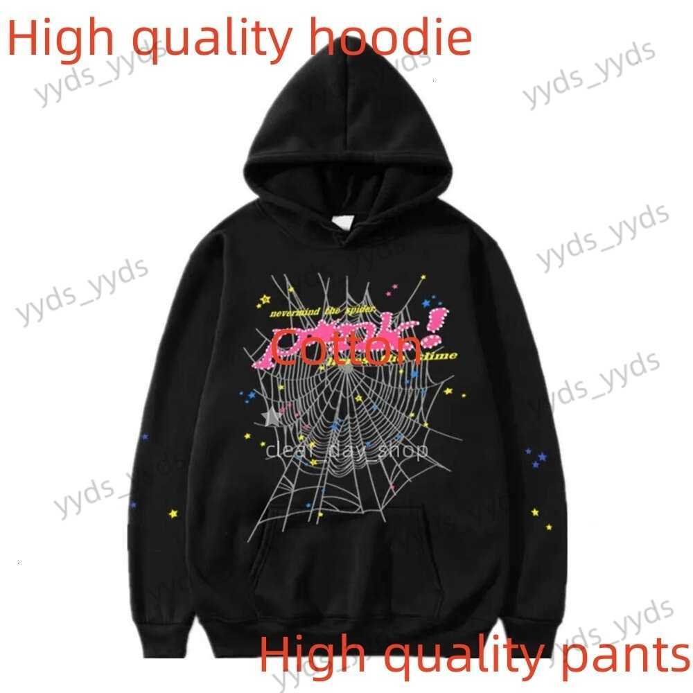 Spider New 5A Mens Spider Hoodie High Quty Fashion Designer Spider Hoody Clothing Set Men Sweatshirts Hoody Young Thug Slack And Loose Luxury Spider Tracksuit 0Dd T25