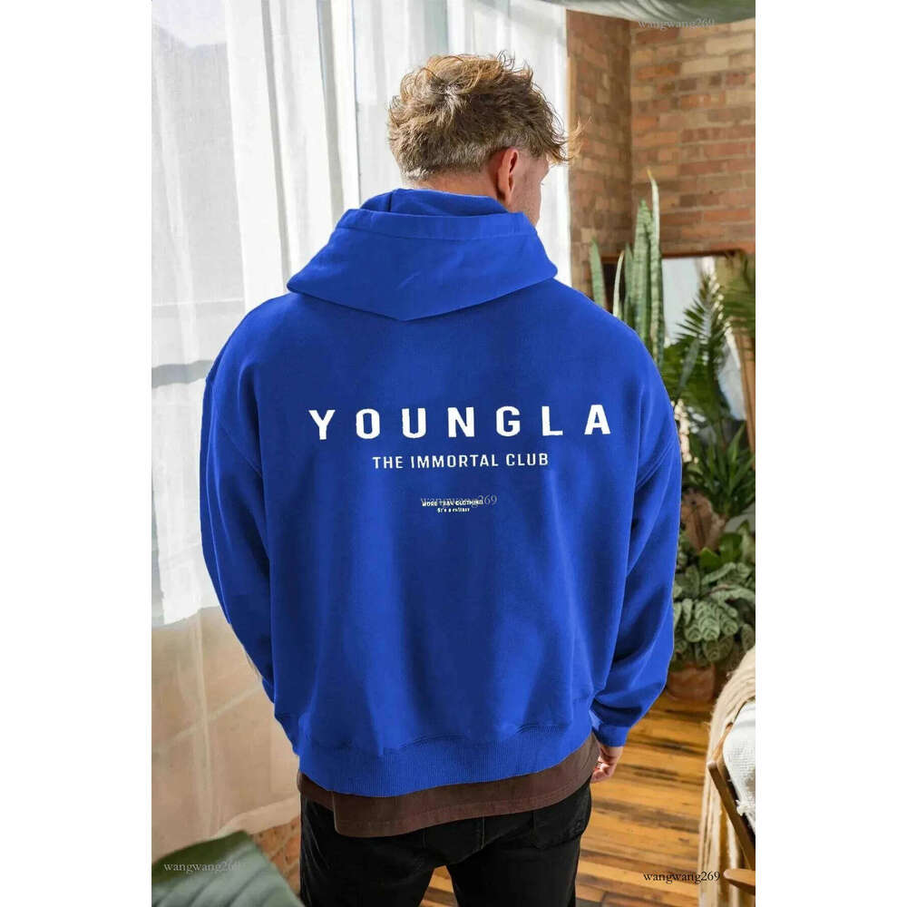 mens ultrafine Pullover hoodie jogging gym workout jacket fashionable clothing training YA sportswear 240919