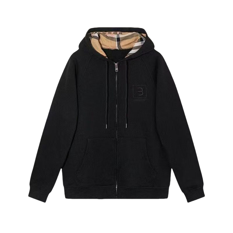 Designer men's and women's hoodies and sportswear designer autumn and winter checkered hoodie loose pullover thick long sleeved cardigan sportswear