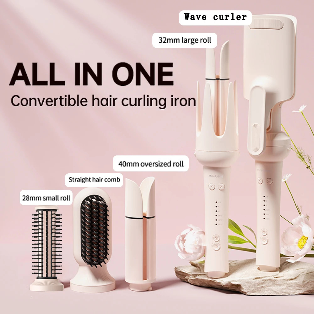 Automatic Hair Curler 32mm Professional Curling Iron Auto Rotating Ceramic Hair Roller Stick 40mm Curling Wand Hair Waver 250717