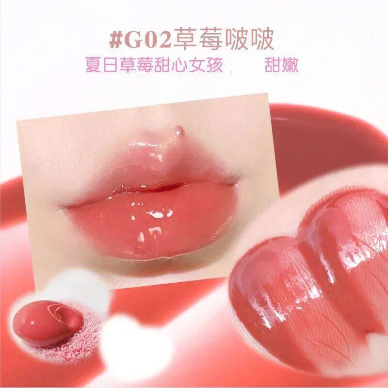 Gogotales Mirror Moisturizer Clear Korean Vegan Liquid Lipstick Lip Plumper Gloss X250721 X250721 X250721