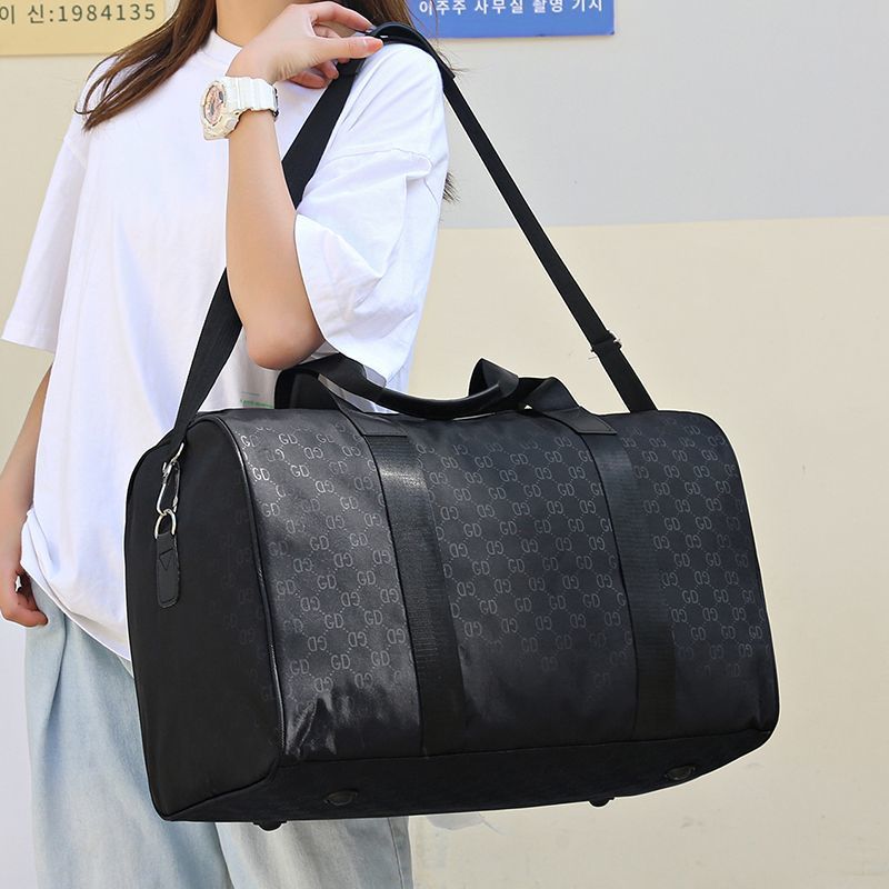 Men's Large Capacity Lightweight Duffel Bag - Waterproof Travel Gym Bag for Sports, Business Trip & Short Trips with Organizer
