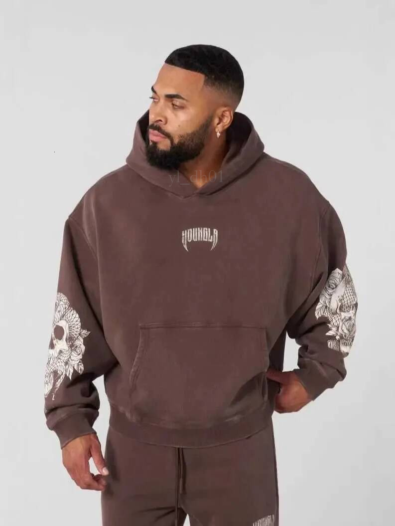 Mens Hoodies Sweatshirts YOUNG LA Hoodie American Retro Fashion Mens Hoodie Autumn And Winter New Sports Fitness Running Training Hoodie 7b6