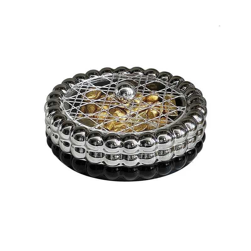 Nordic Ceramic Storage Box Creative Living Room Candy and Snack Storage Box Decoration Home Kitchen Fruit Plate Food Organizer X250721