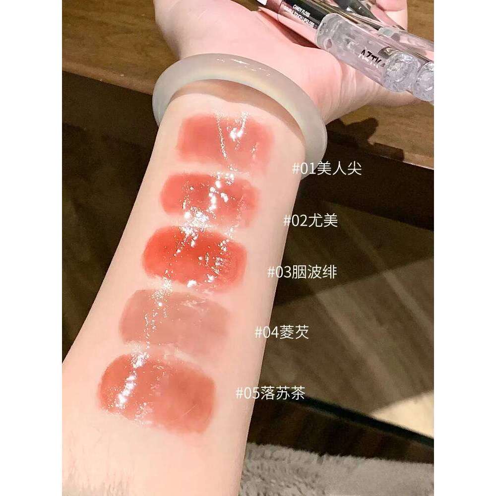 AZTK Double Headed Mirror Two in One Lipstick with Water Matte Lip Gloss Oil ltifunctional Long-lasting Makeup X250721 X250721 X25072