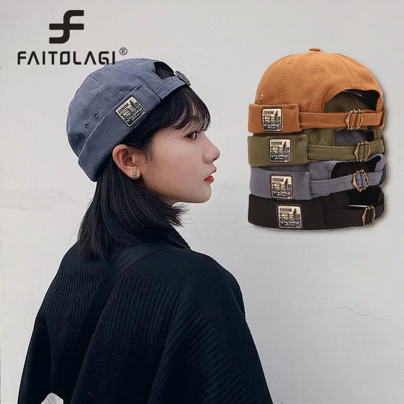 Uomini Donne Doma Dome Melone Skullies Cap Capita