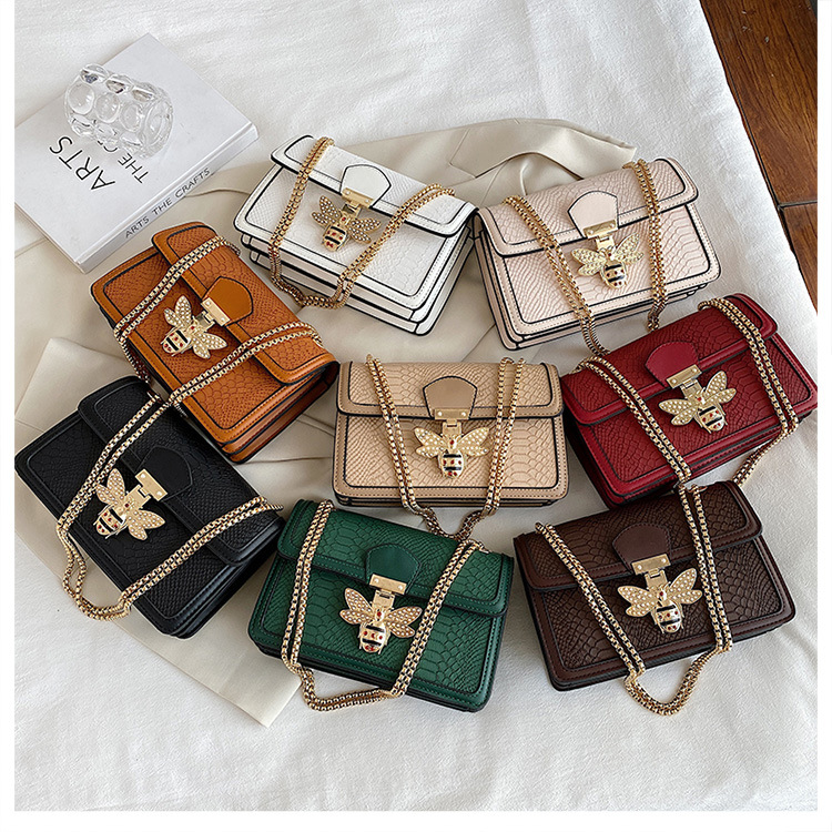 2025 Luxury Women's Vintage Chain Strap Shoulder Bag - Stylish Mini Square Crossbody Purse with Free Shipping