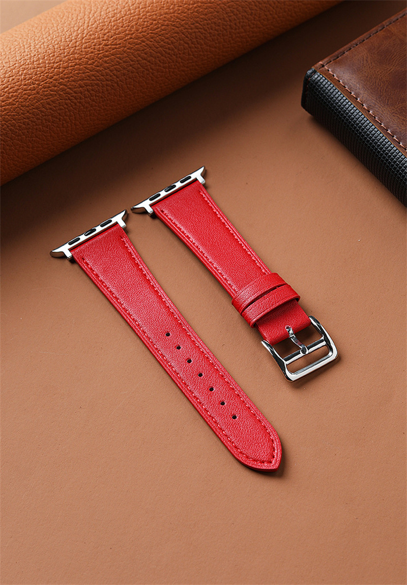Luxury Leather Watch Bands for apple watch strap 49mm 44mm 45mm 42mm 38mm 40mm 41mm Woman Man bracelet iWatch series 10 9 8 7 6 5 4 3 ultra 2 1 Se Wri