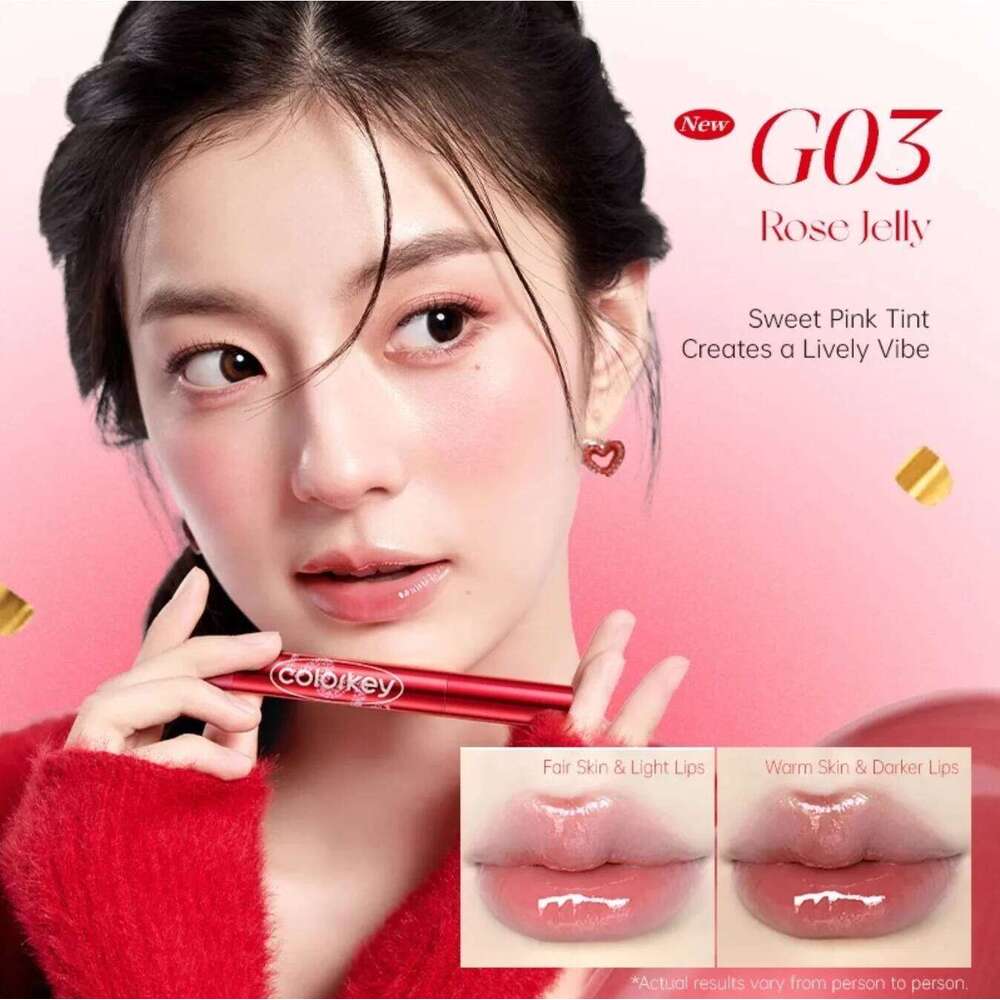 Colorkey Lucky Snake Series Dewy Shine Glaze Hydrating Glossy Plump Lips High-Shine 2.7g Lip Beauty Makeup X250721 X250721 X250721