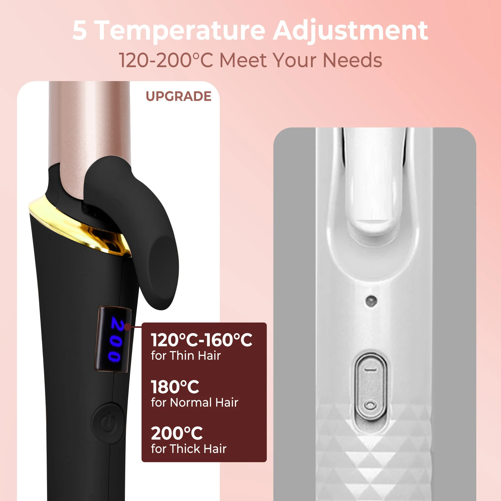 Ceramic Mini Hair Curler 25mm Travel Curling Iron Dual Voltage Curling Wand Small Hair iron Styler Curly Hair Products 250717