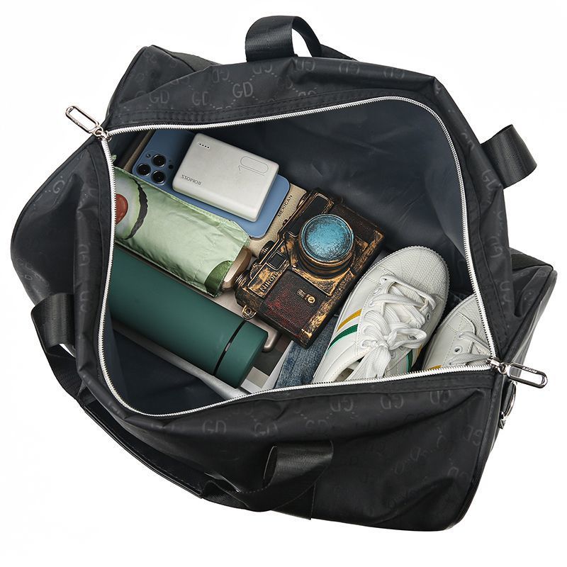 Men's Large Capacity Lightweight Duffel Bag - Waterproof Travel Gym Bag for Sports, Business Trip & Short Trips with Organizer
