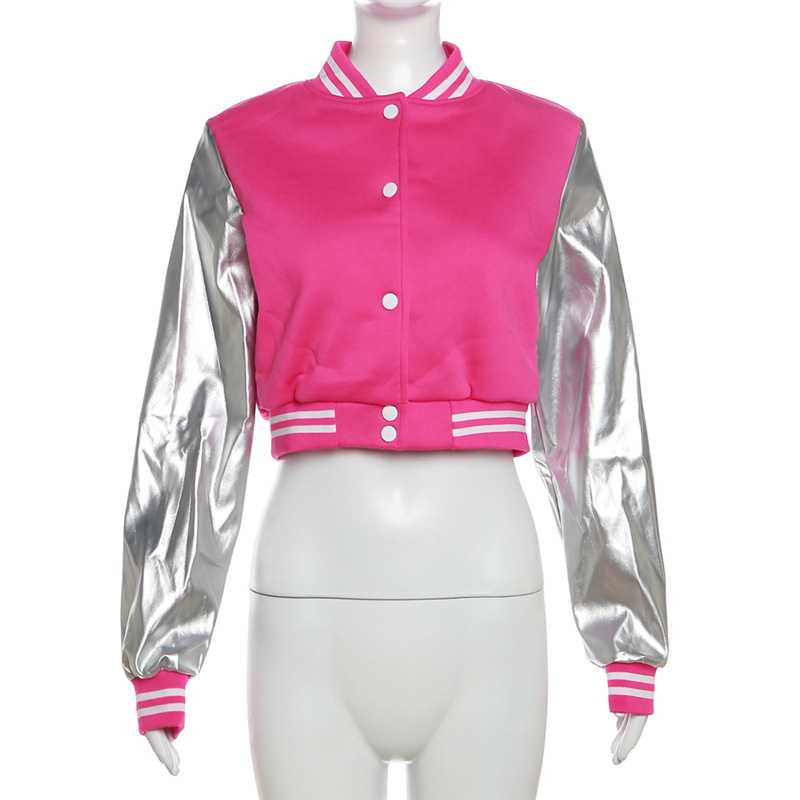 new Free shipping designer coat for women Fashionable and minimalist letter printed cardigan with zipper and slim fit jacket