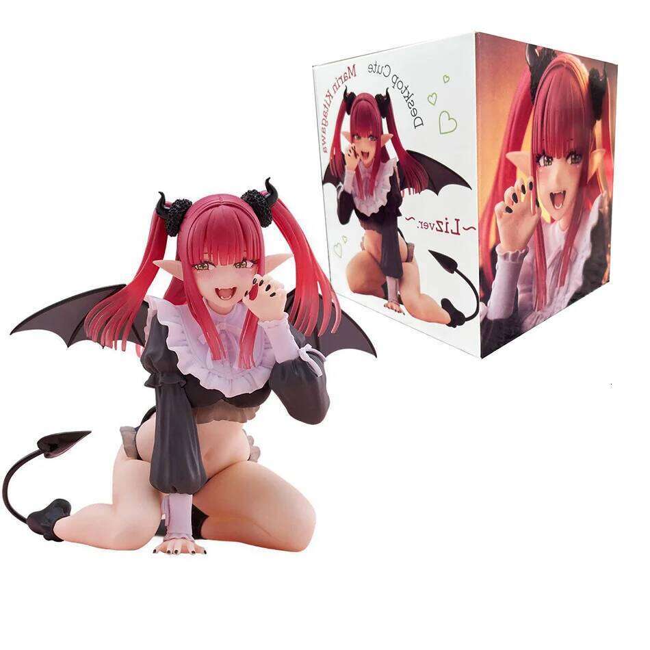 Original Anime Figure My Dress-Up Darling Kitagawa Marin Action Figurine PVC Model Cos Name Desktop Cute Toys