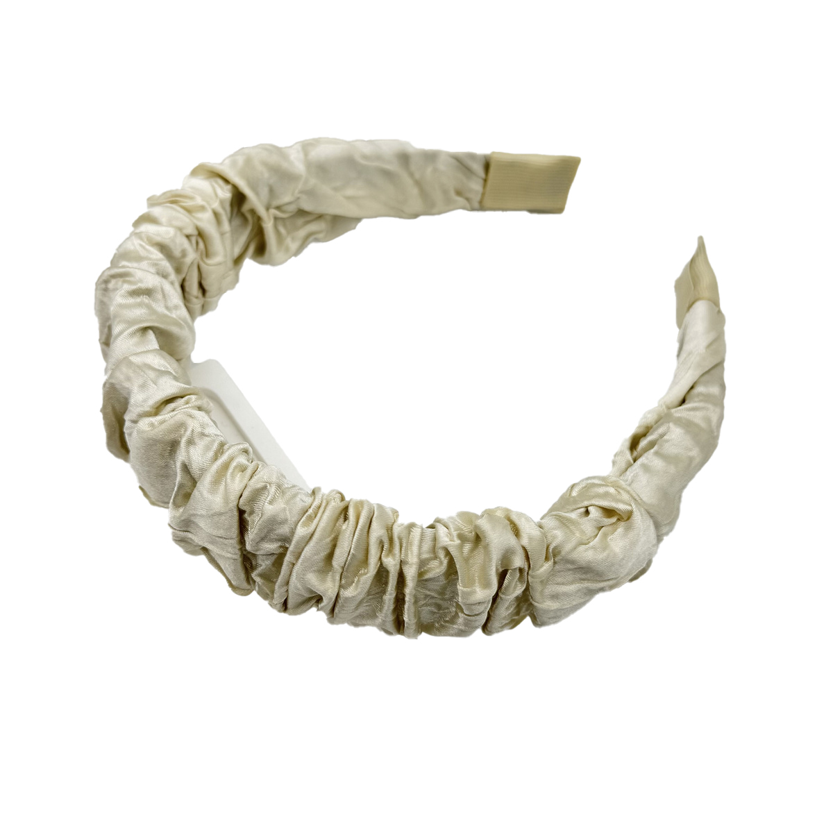 Hair bands premium sense of light luxury women high skull top pleated silk hair bands hair accessories