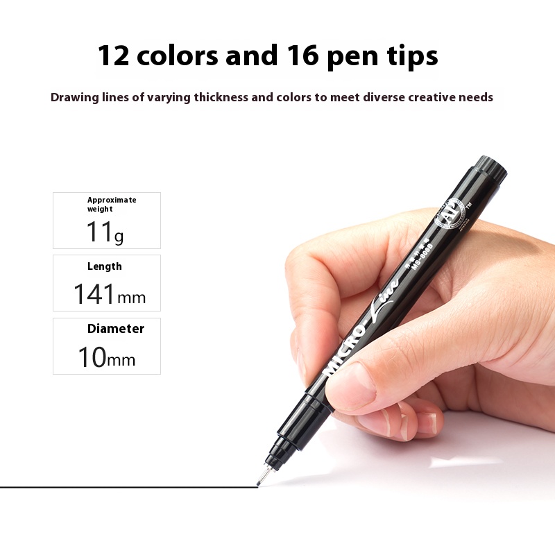 Shoupu Waterproof Needle Tube Pen Hand Drawing Pen