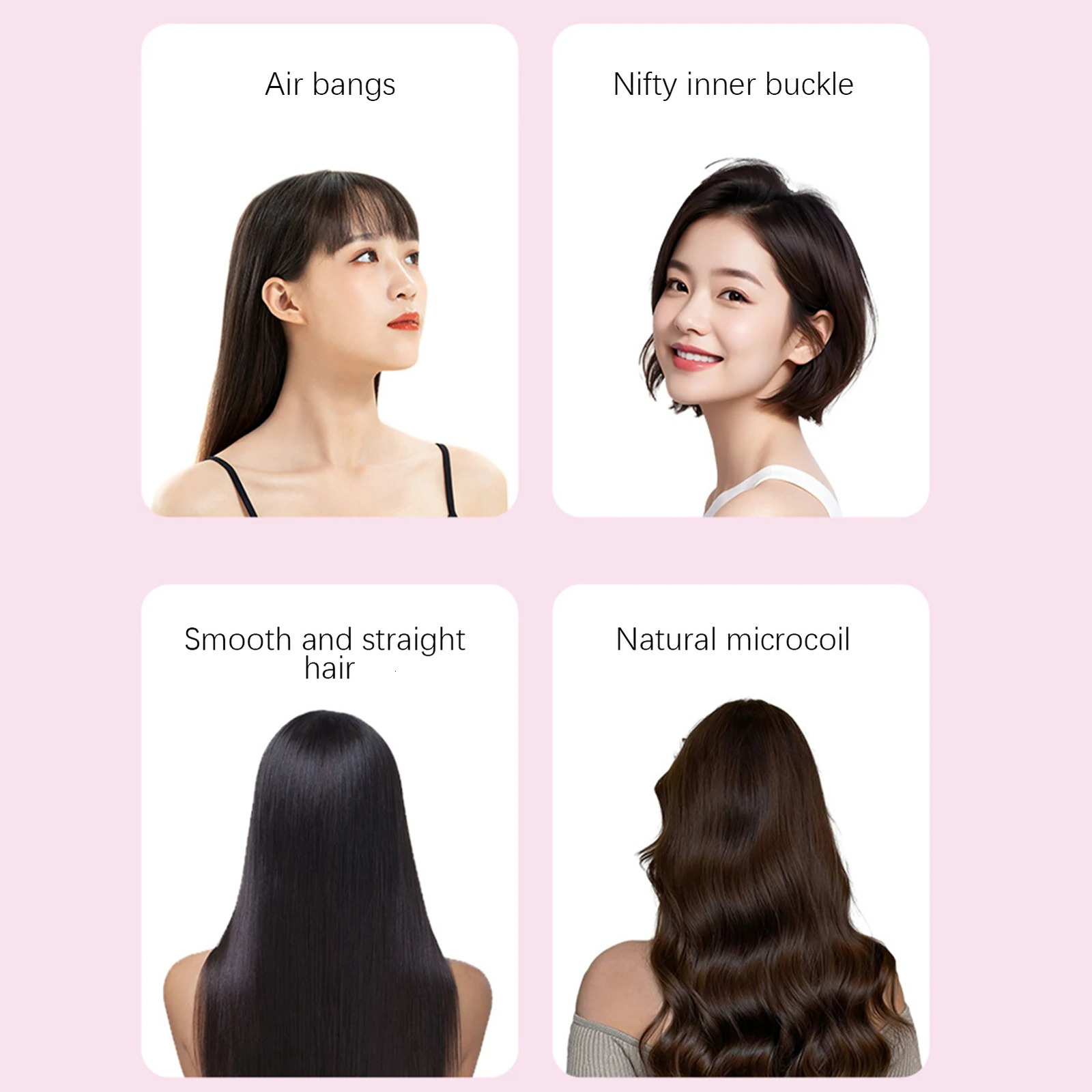 Multi-Purpose Curling Iron Dual-Use Narrow Iron Anti-Scald Flat Iron Heating Hair Straightener For Men Women Hair Styling 250717