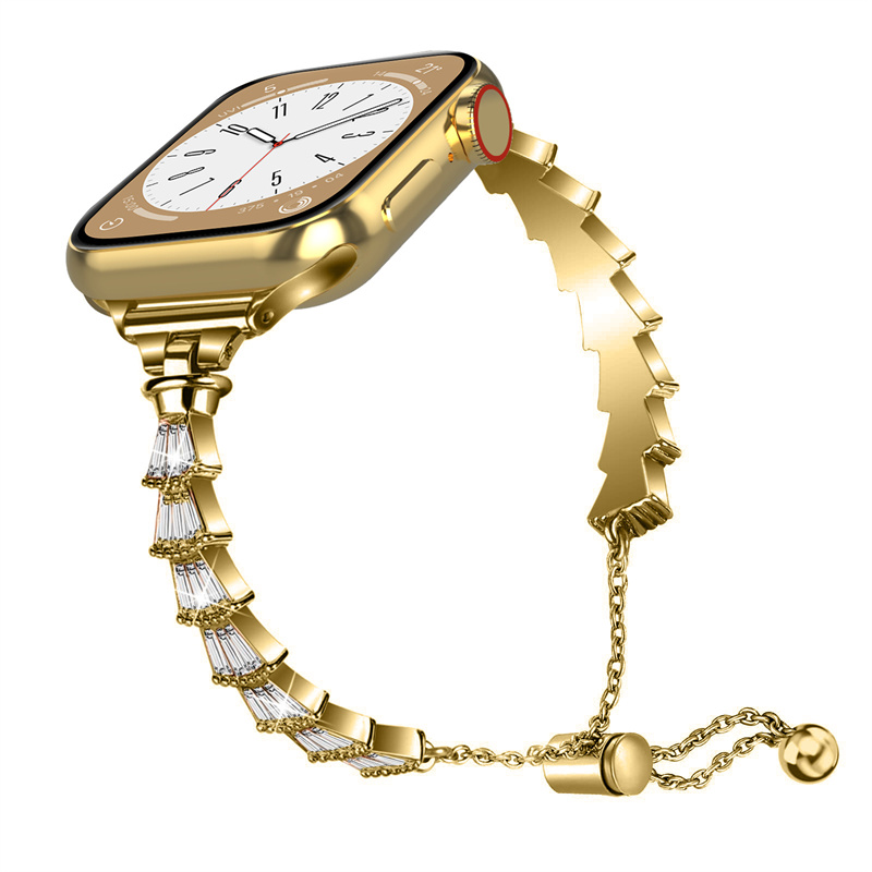 Shell Diamond Straps for Apple Watch Bands 38mm 40mm 41mm 42mm 44mm 45mm 46mm 49mm Smart Strap Bands Bling Diamond Bracelet for iWatch band Series 10 