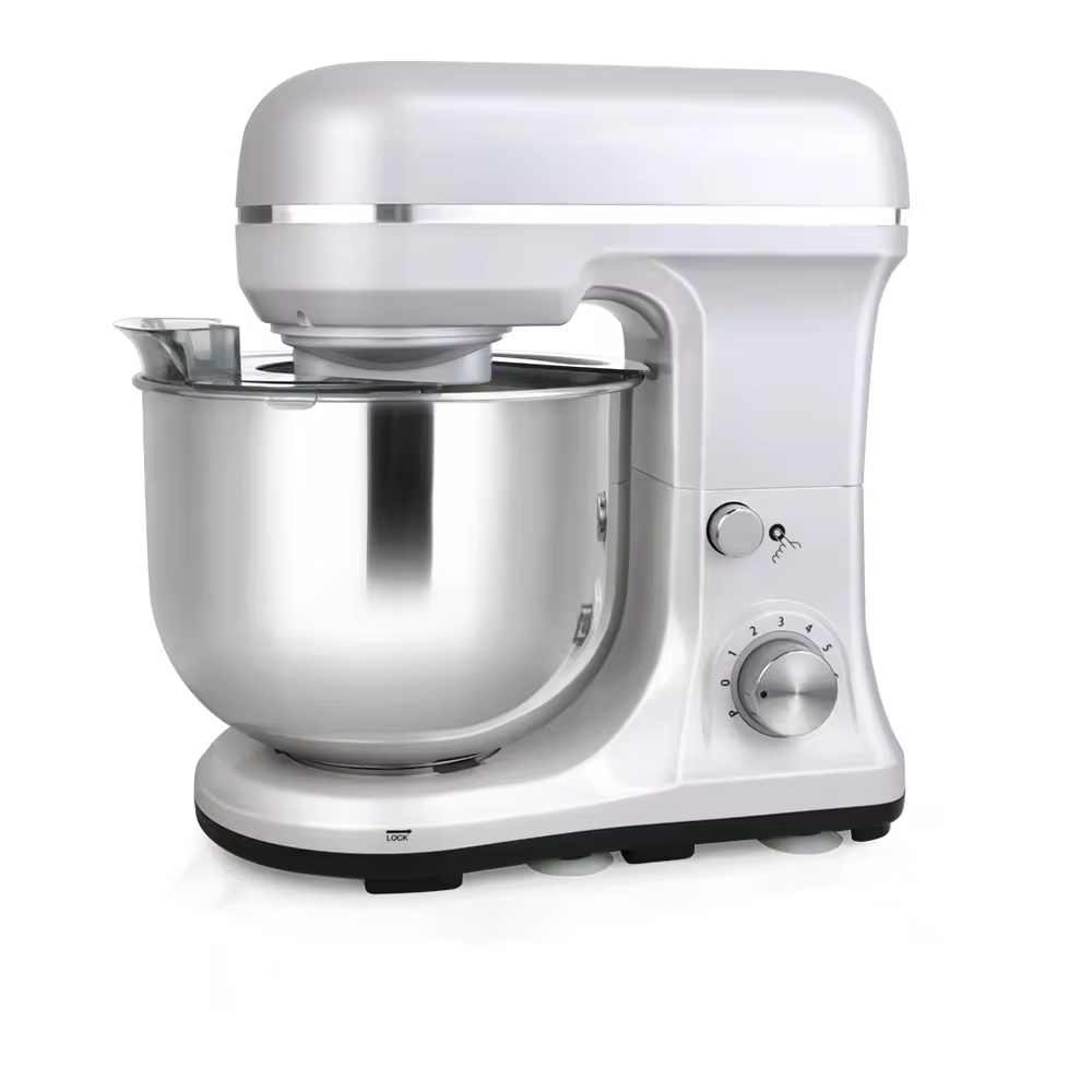 electric mixer with bowl 300W baking mixer mini mixer stand mixer Low Noise cake mixer 304 Stainless Steel Dough Mixer Household Kitchen Mixer AC/DC
