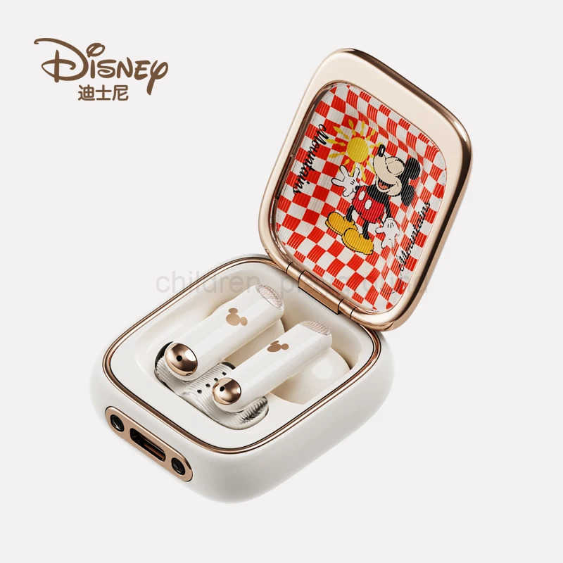 Disney Q7 Mickey Minnie Bluetooth Earphones HIFI Sound Wireless In-Ear Sports Waterproof Headset Long Standby Noise Reduction W250721