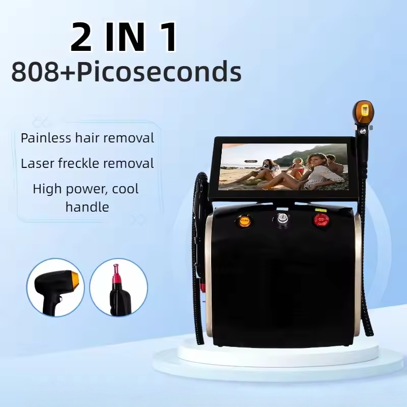 3500W High-Power 808nm Diode Laser Hair Removal Tattoo Removal Machine with CE Certification and 3 Wavelengths Suitable for home and beauty salon