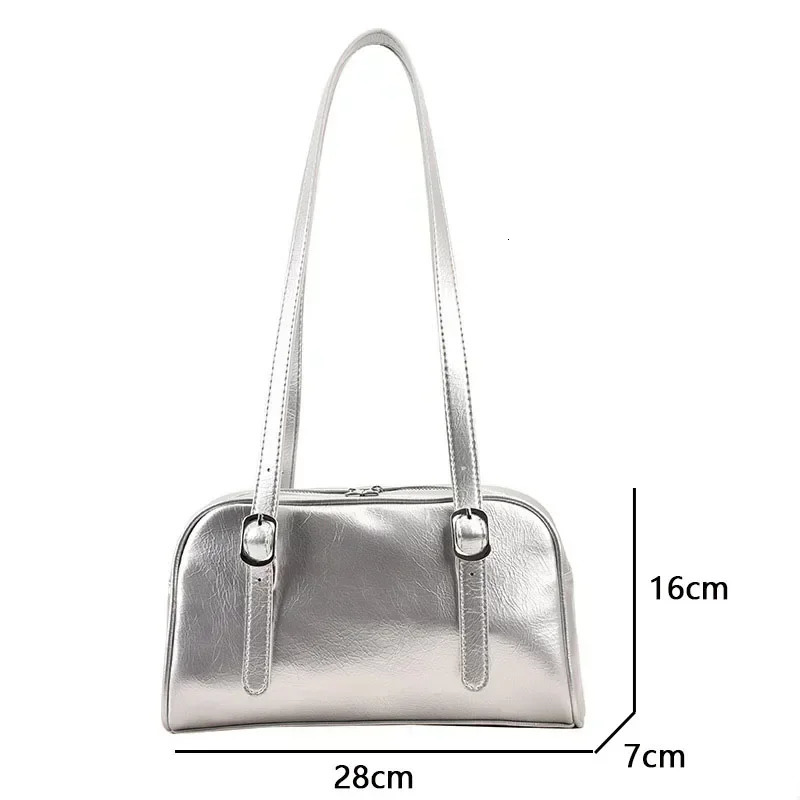 Green Shoulder Bags for Women Handbags Pure Color Causal Bag Big Capacity Pillow Underarm Bag 250714