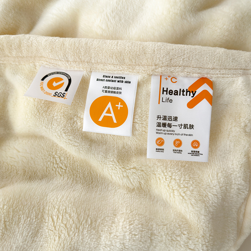 Designer blanket Maternal and infant grade bunny fleece blanket Large bubble sofa blanket Office nap blanket Solid color gift blanket