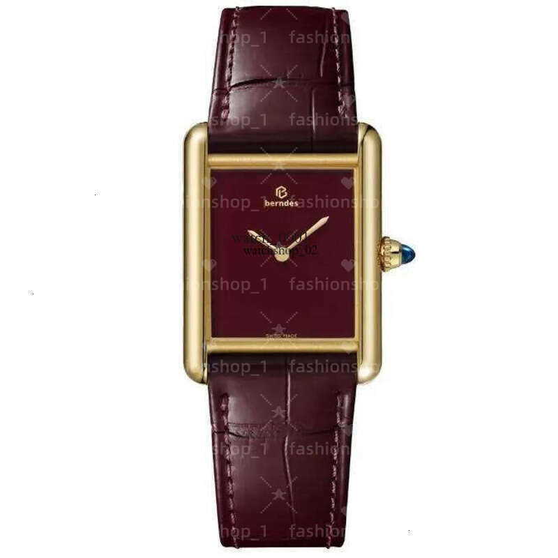 U1 Top-grade Designer Women Dia Bezel Watches Men hot New Tank Series Top Fashion Casual 32mm 27mm 24mm Real Leather Quartz Montres De Ultra Thin Lady Wristwatches