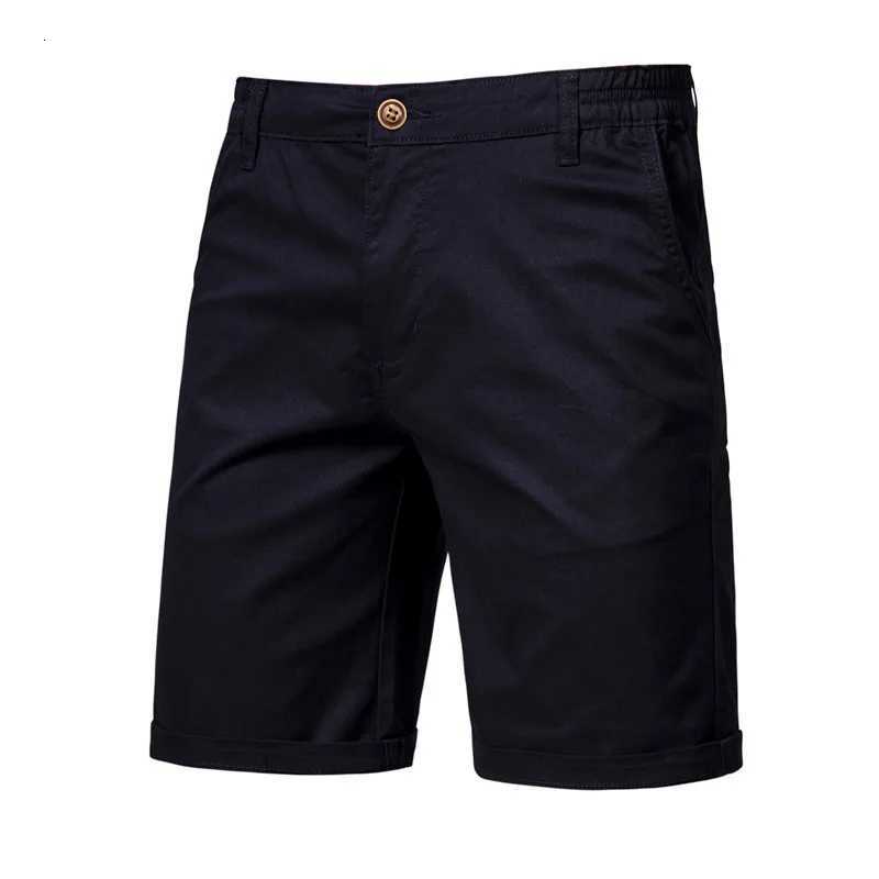 2025 Men Shorts Summer Cotton Middle Waist Male Casual Business Men Shorts Printed Beach Stretch Chino Classic Fit Short Homme XJ250721