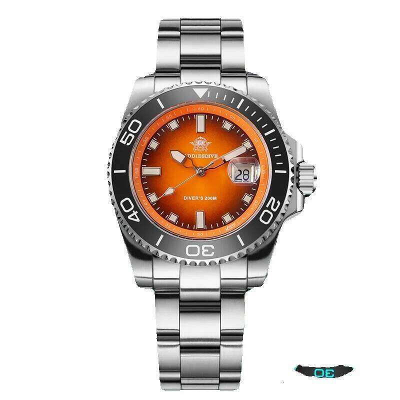 ADDIESDIVE Men New Diving Ceramic Bezel 41Mm Quartz Wristwatch 200M Waterproof Stainless Steel Luminous Dive Watch